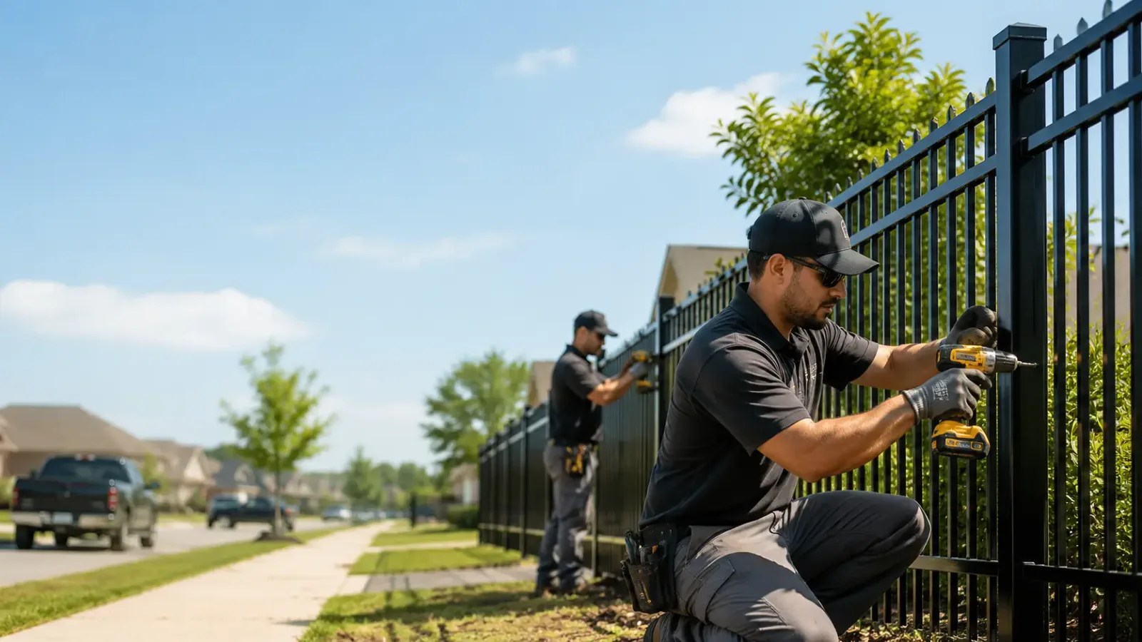 Metal Fence Installation in Little York, IL